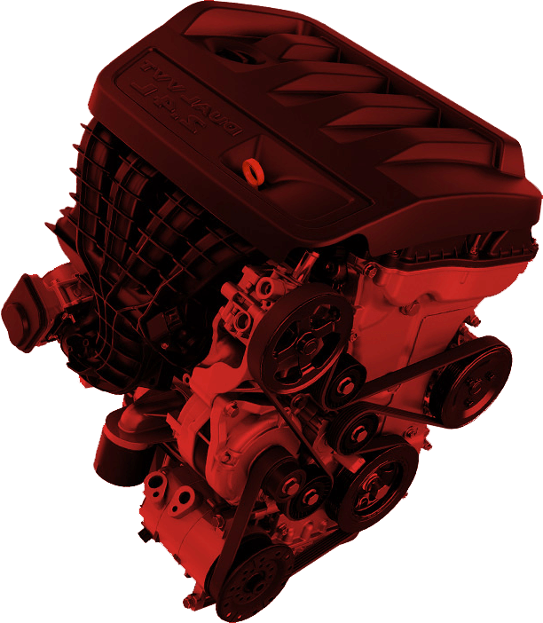 2016 Dodge Journey Variable Valve Timing Engine Red