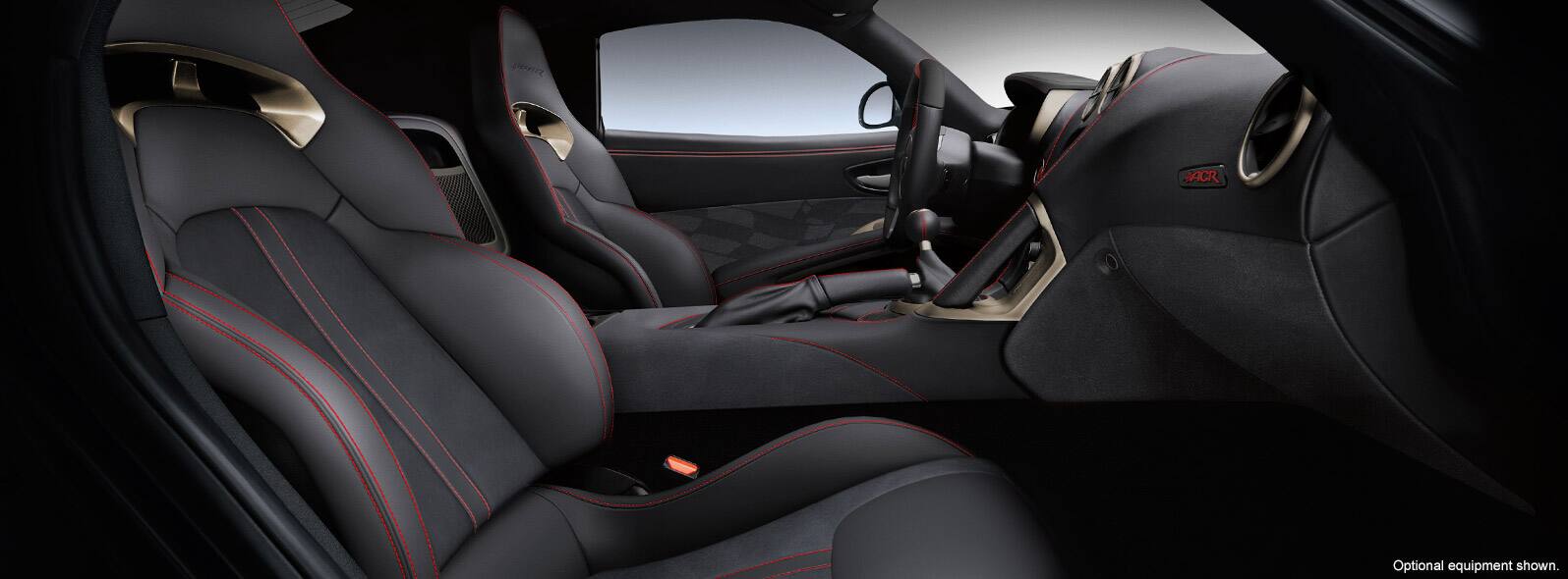 2016 Dodge Viper Interior Seating Alcantra Red