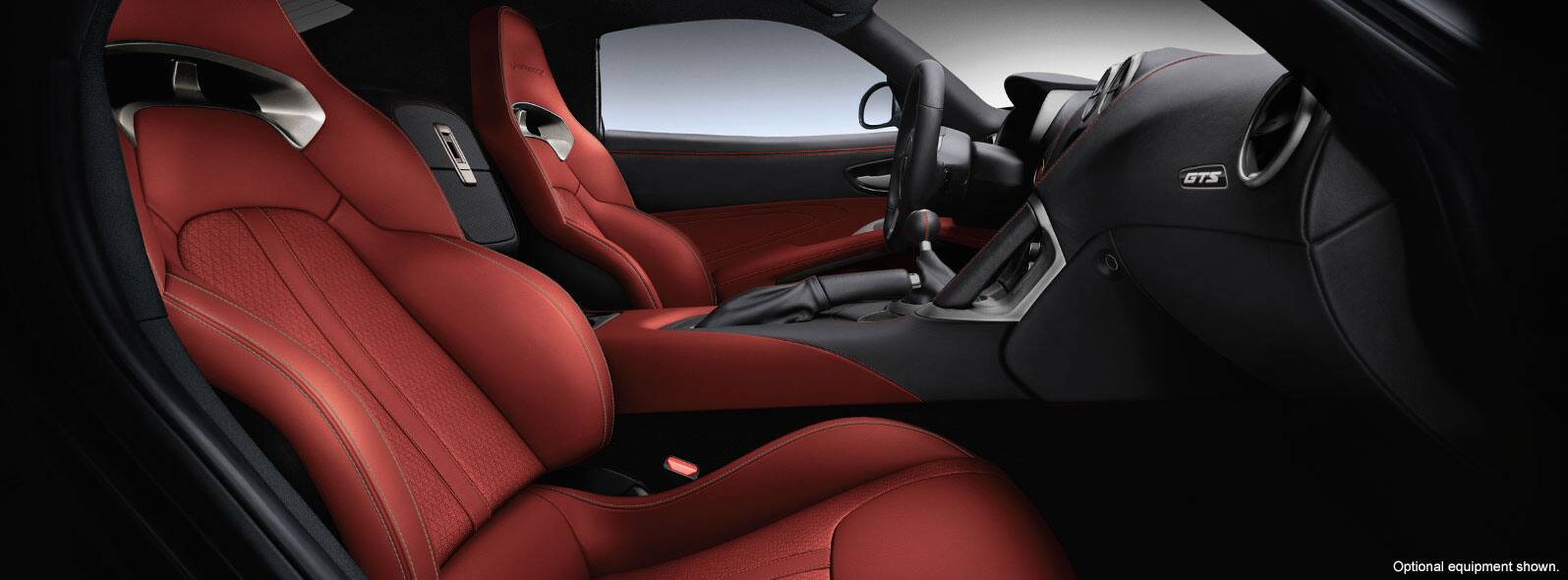 2016 Dodge Viper Interior Seating in Black and Demonic Red Laguna Leather