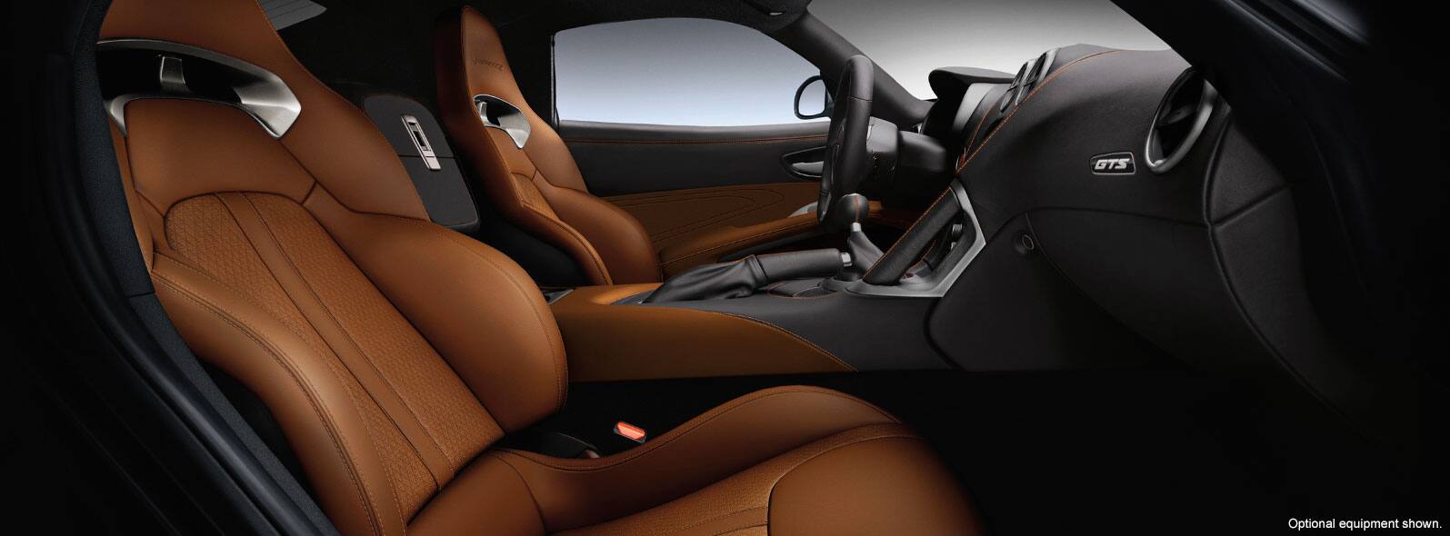 2016 Dodge Viper Interior Seating in Black and Sepia Laguna Leather