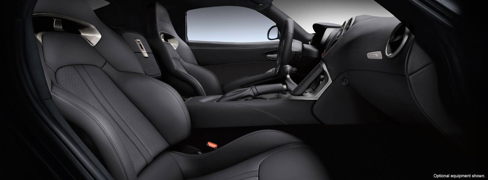 2016 Dodge Viper Interior Seating in Black and Silver Laguna Leather