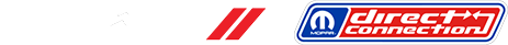 The Dodge Power Brokers and Mopar Direct Connection logos.