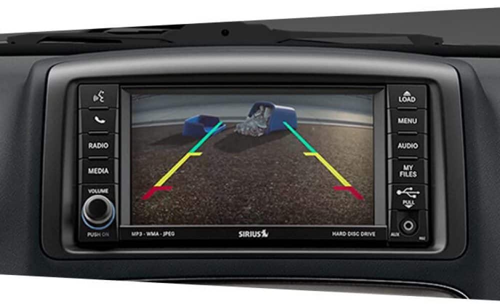 2019 Dodge Grand Caravan Safety And Security Features Disclosure1 Provides A Wide Angle View With On Screen Gridlines Of The Area Immediately Behind Your Dodge Grand Caravan Uconnect Touchscreen