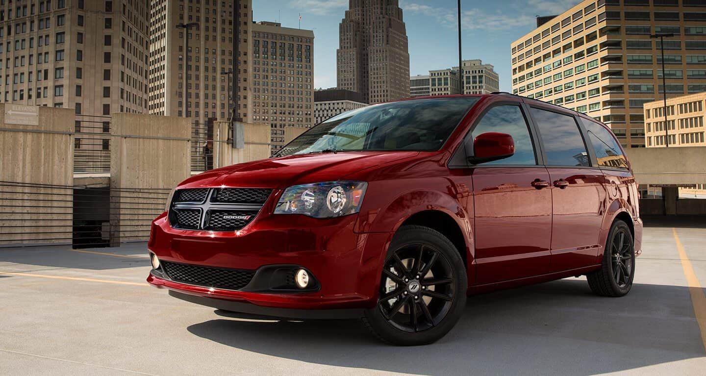 red dodge van