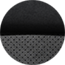 Display Black Nappa Leather Trim with Alcantara® Suede Bolsters,  Alcantara Perforated Suede Inserts, Tungsten Accent Stitching and Embroidered Bee Logo <br>Available on R/T Scat Pack