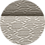 Display Premium Cloth Trim in Beige with Beige Accent Stitching