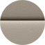Display Capri Leather Trim in Beige with Beige Accent Stitching