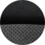 Display Black Nappa Leather Trim with Alcantara® Suede Bolsters,  Alcantara Perforated Suede Inserts, Tungsten Accent Stitching and Embroidered Bee Logo <br>Available on R/T Scat Pack