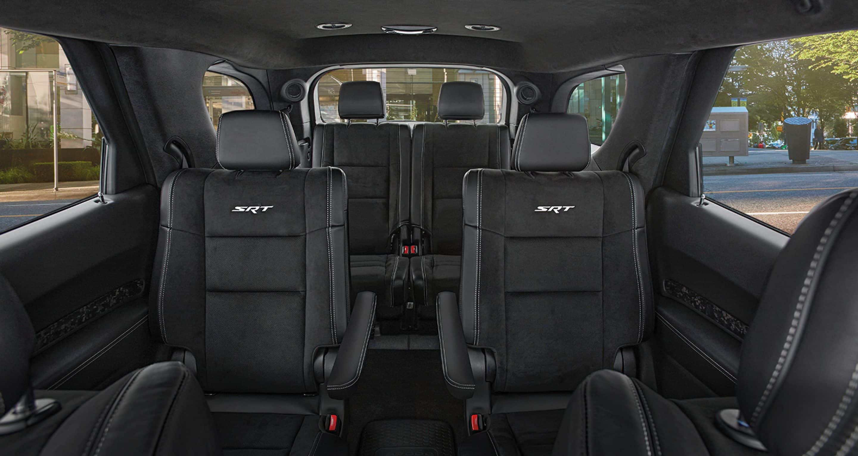 2024 dodge durango srt with three rows of seats.