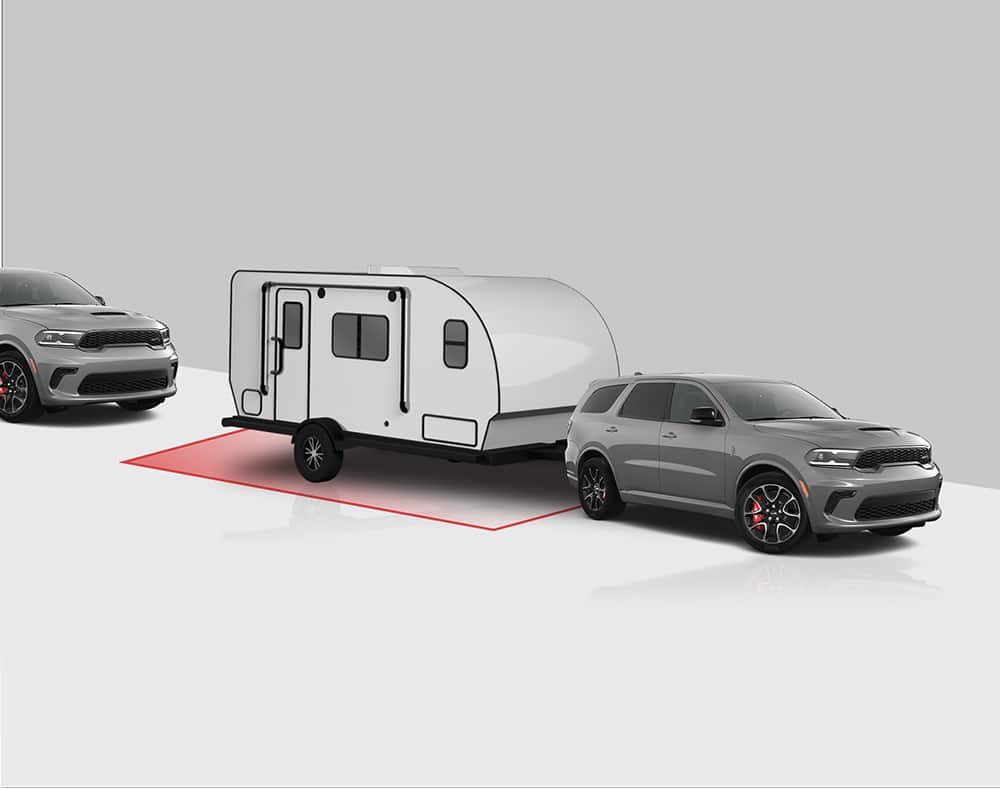 2024 dodge durango NEW BLIND SPOT MONITORING WITH TRAILER TOW DETECTION 