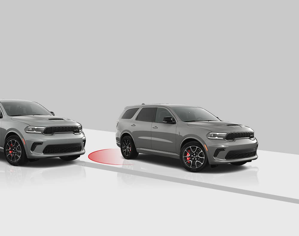 2024 dodge durango BLIND SPOT MONITORING AND REAR CROSS PATH DETECTION 