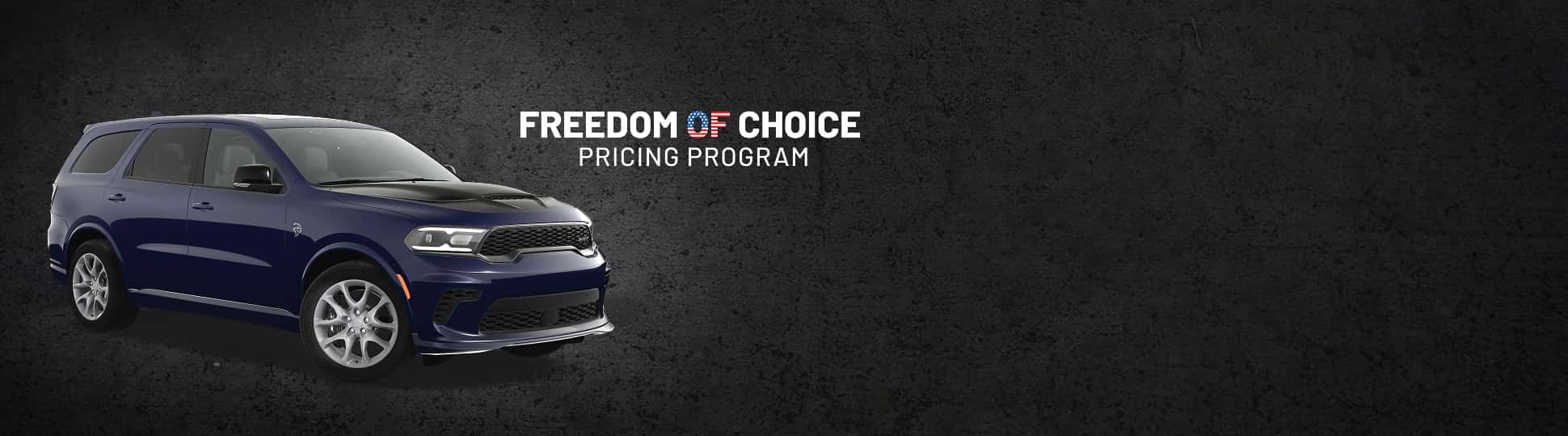 A 2025 Durango SRT Hellcat Hammerhead. Freedom of Choice Sales Event.