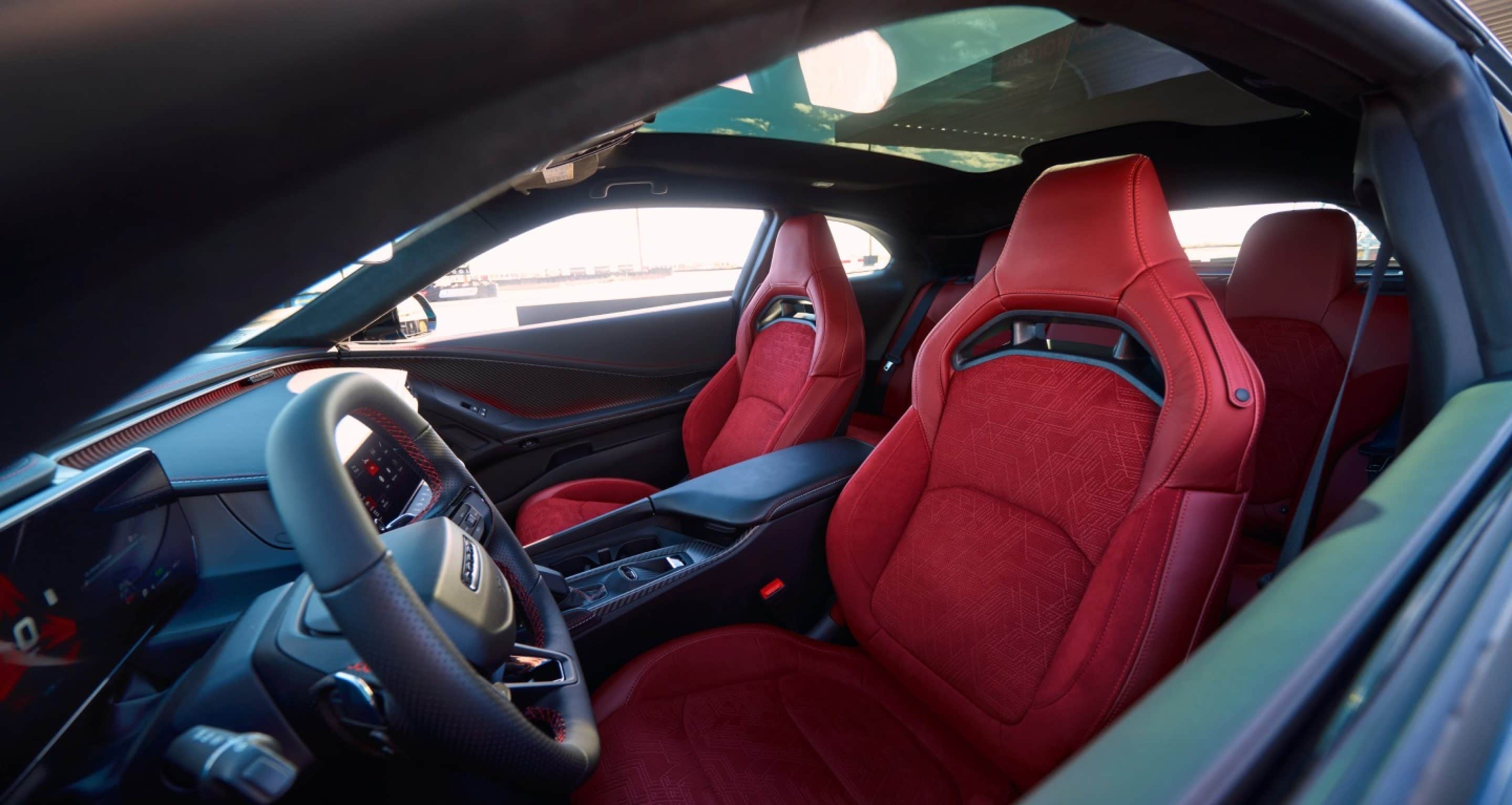 Dodge Charger Carbon Suede Package cockpit interior
